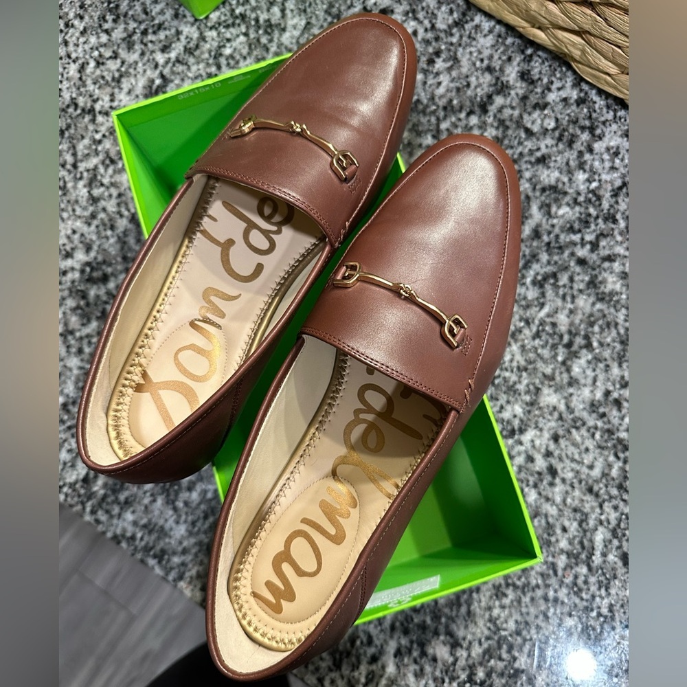 Sam Edelman Loraine Leather Shoes - Size 10.5 M